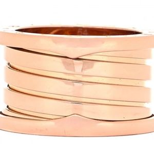 BULGARI 18K Rose Gold B.Zero1 Five-Band Ring 54 6.75